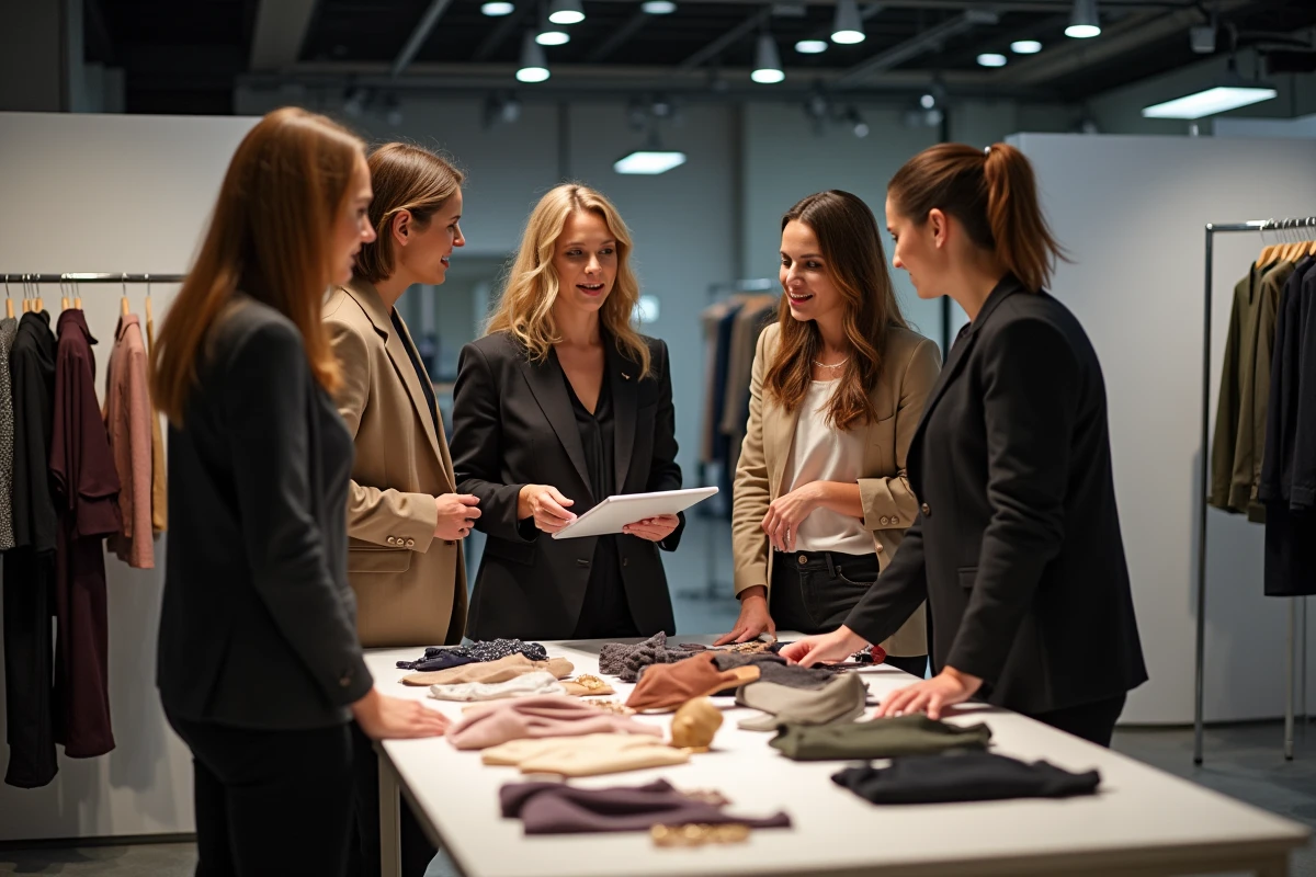 Groupe de consultants mode discutant autour d une table
